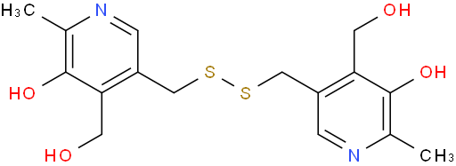 5,5'-(Disulfanediylbis(methylene))bis(4-(hydroxymethyl)-2-methylpyridin-3-ol)