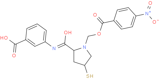 3-((2S,4S)-4-Mercapto-1-(((4-nitrobenzyl)oxy)carbonyl)pyrrolidine-2-carboxamido)benzoic acid