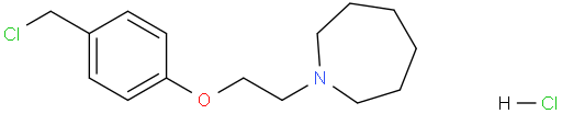 1-(2-(4-(Chloromethyl)phenoxy)ethyl)azepane hydrochloride