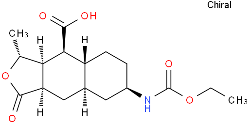 (1R,3aR,4aR,8aR,9S,9aR)-1-methyl-3-oxodecahydro-3H-spiro[naphtho[2,3-c]furan-6,2'-[1,3]dioxolane]-9-carboxylic acid