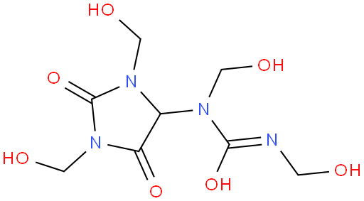 1-(1,3-Bis(hydroxymethyl)-2,5-dioxoimidazolidin-4-yl)-1,3-bis(hydroxymethyl)urea