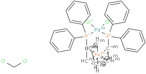 1,1'-Bis(diphenylphosphino)ferrocene-palladium(II)dichloride dichloromethane complex